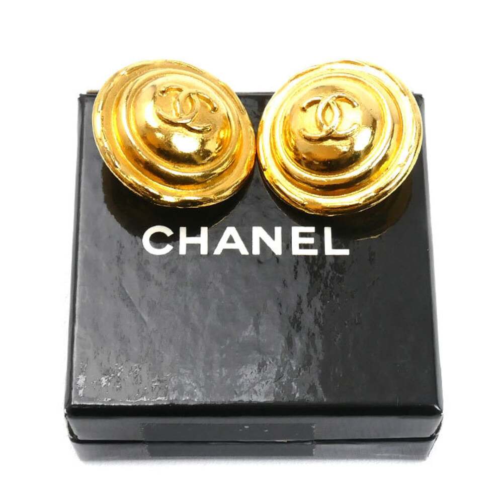 Chanel Cc Logo Clip-On Earrings Metal #247083C61B - Picture 5 of 5